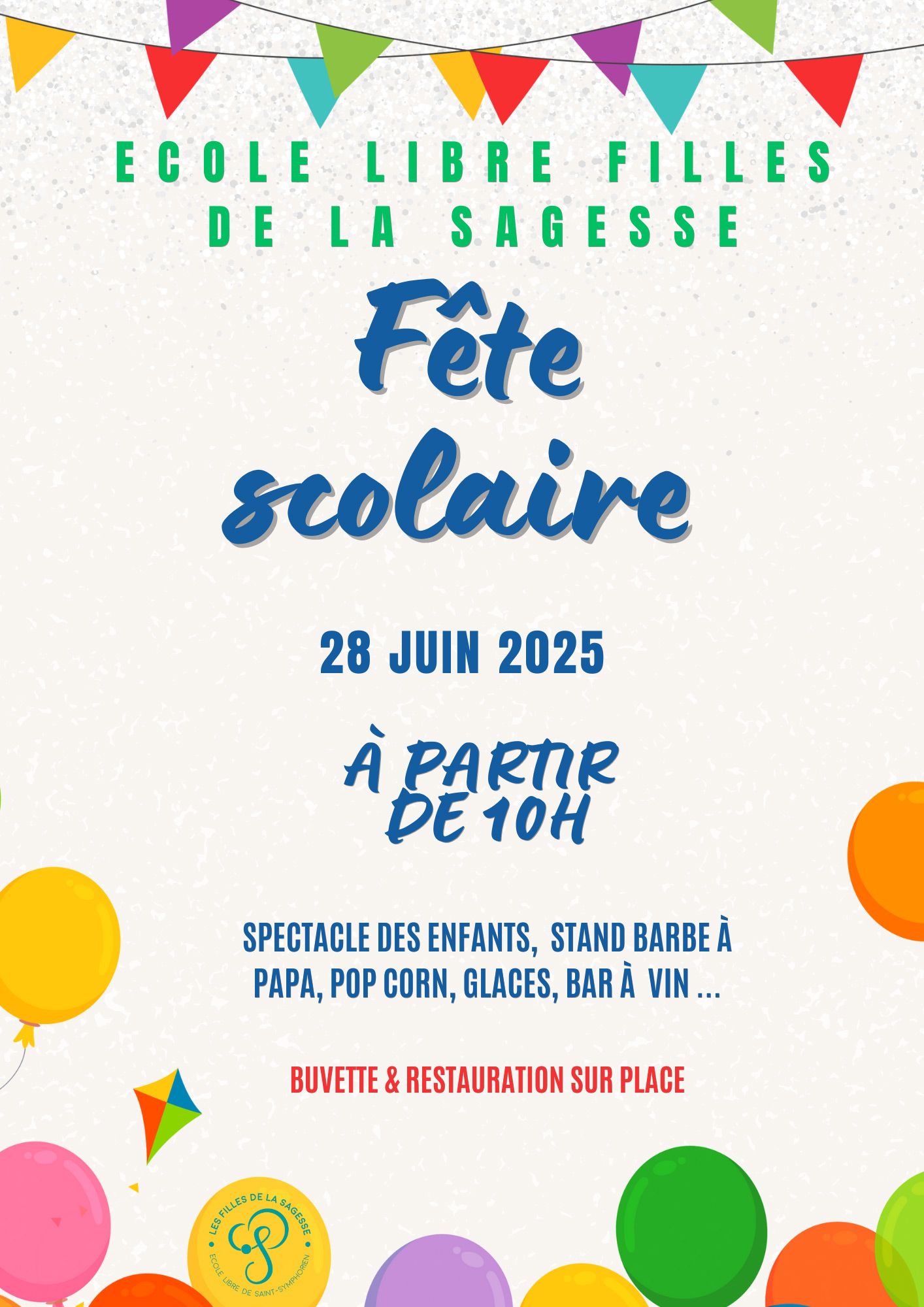 Featured image for “Fête scolaire 28 juin 2025”